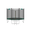 Garden Trampoline – Steel – Black – 12-ft with Safety Enclosure and Ladder
