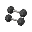 Hexagonal Dumbbell Set – Metal – N/A – Perfect for Home Weightlifting and Fitness Training