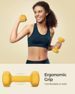 Dumbbell Set – Vinyl – Yellow – 2 x 1 kg