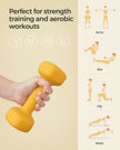 Dumbbell Set – Vinyl – Yellow – 2 x 1 kg
