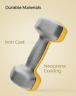 Dumbbell Set – Vinyl – Yellow – 2 x 1 kg