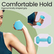 Dumbbell Set – Neoprene – Green – Hexagonal Design, 2 x 2 kg