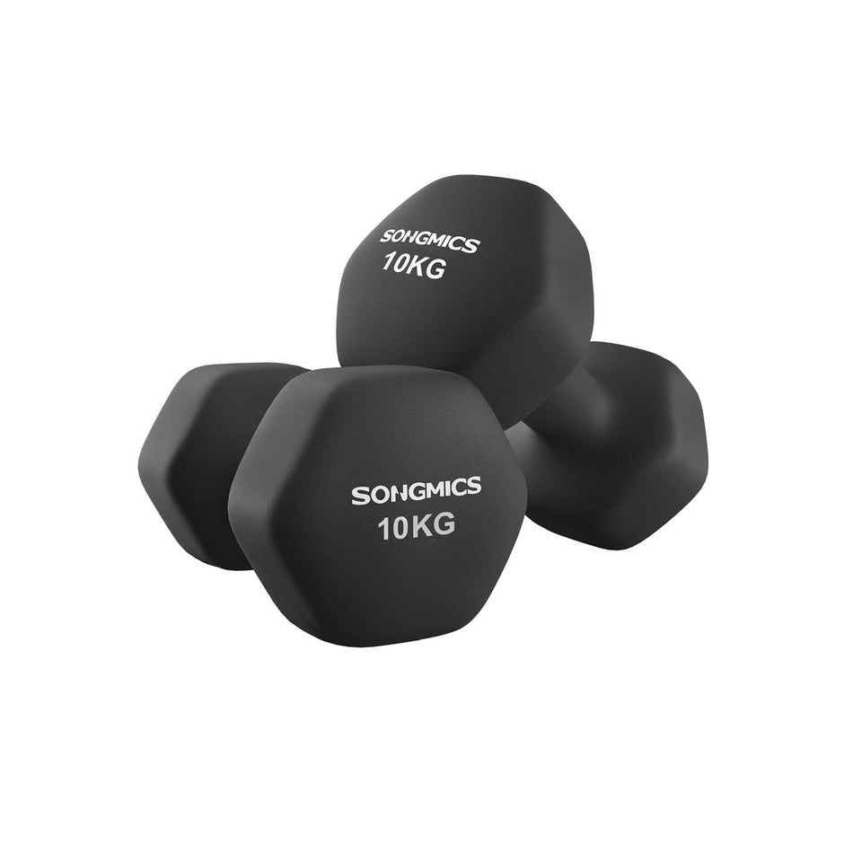 Hex Dumbbell Set – Neoprene – Multi-colored – Strength Training Fitness