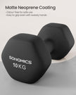 Hex Dumbbell Set – Neoprene – Multi-colored – Strength Training Fitness