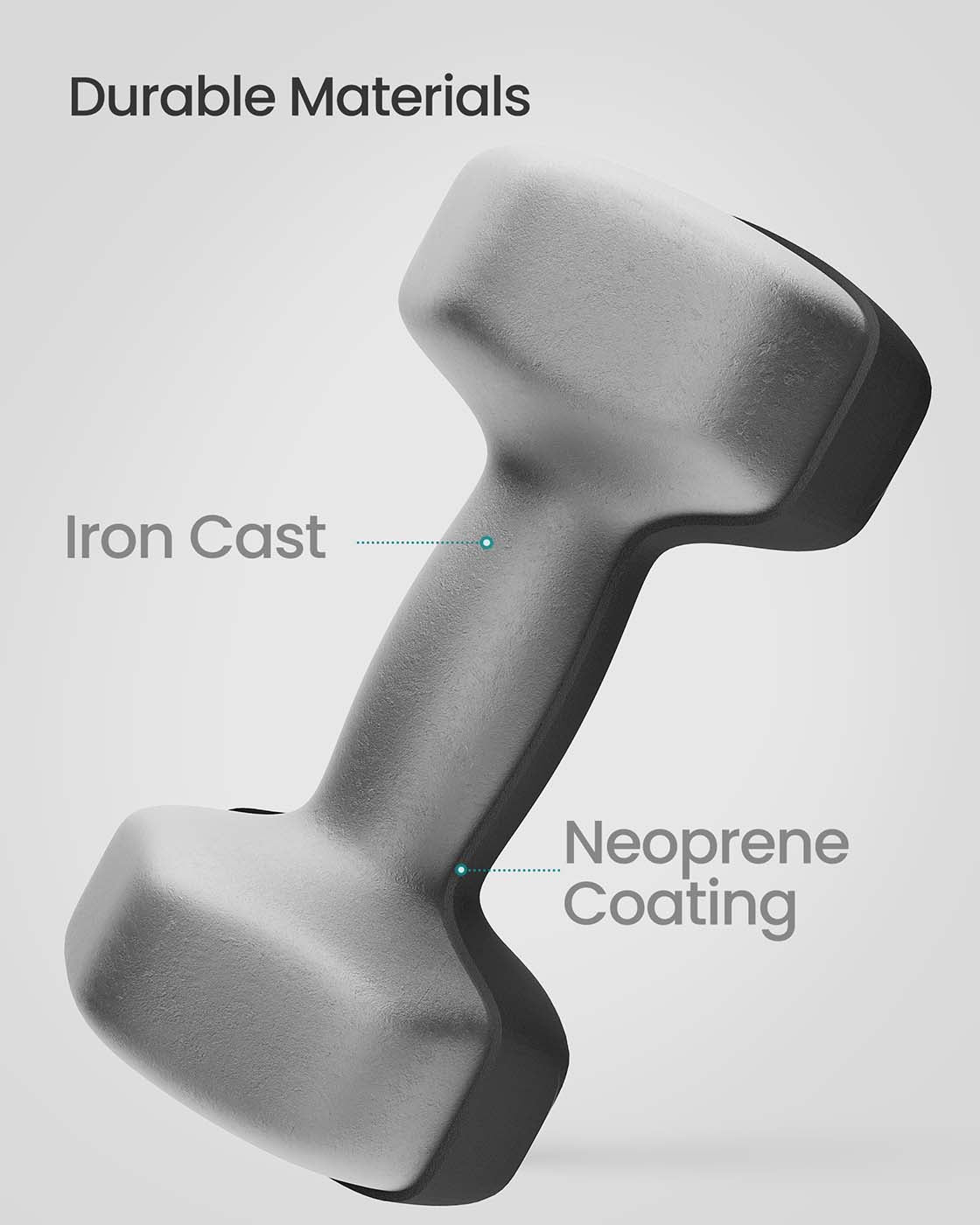 Hex Dumbbell Set – Neoprene – Multi-colored – Strength Training Fitness