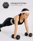 Hex Dumbbell Set – Neoprene – Multi-colored – Strength Training Fitness