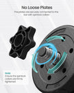 Adjustable Dumbbells Set – Steel – Black – Includes Extra Barbell Bar, 30 KG