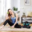 Dumbbell Kit – Neoprene – Lime, Teal, Grey – Includes Storage Stand