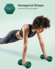 Dumbbells – Vinyl – Matte Finish – Waterproof and Non-Slip – Set of 2 (2 x 4 kg)