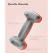 Hexagonal Dumbbells – Steel – Orange – Pair of 2 x 1 kg for Home Workout and Fitness Training