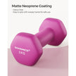 Hexagonal Dumbbells Set – Hexagonal Steel – Pink – Ideal for Home Workout and Fitness Training