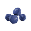 Hexagonal Dumbbells – Steel – Green – Set of 2 x 2 kg for Home Workout