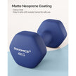 Dumbbells Set – Hexagonal – Blue – 4 kg Each for Home Workout and Fitness Training
