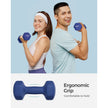Dumbbells Set – Hexagonal – Blue – 4 kg Each for Home Workout and Fitness Training