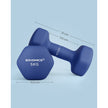 Dumbbells Set – Steel – Blue – Hexagonal Design for Home Workout