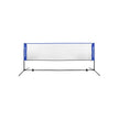 Badminton Net – Durable Fabric – Blue – Portable and Height Adjustable with Stand