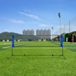 Badminton Net – Durable Fabric – Blue – Portable and Height Adjustable with Stand