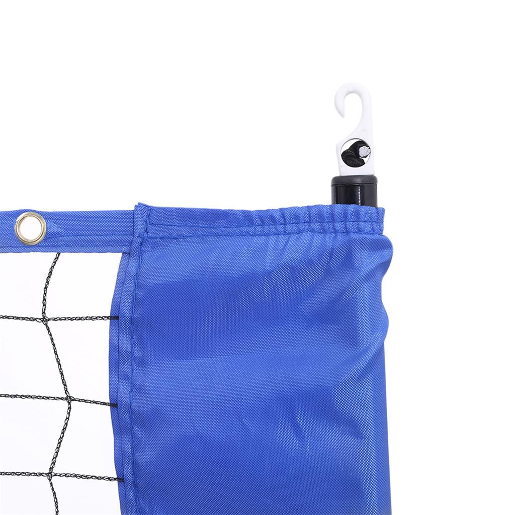 Badminton Net – Durable Fabric – Blue – Portable and Height Adjustable with Stand