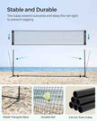 Portable Height Adjustable Badminton Net – Iron Frame – 4m – Indoor and Outdoor Use