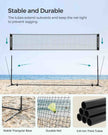 Tennis Net – Durable Mesh – Black – Height Adjustable