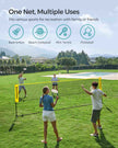 Height Adjustable Badminton Net – Durable Fabric – 5m – Includes Adjustable Poles
