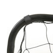 Football Goal – Iron and PE – Black – Quick Assembly with Target