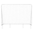 Small Football Goal – Iron and PE – White – Quick Assembly
