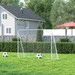 Small Football Goal – Iron and PE – White – Quick Assembly