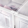 Shoe Storage Organisers – Plastic – Clear – Stackable and Foldable, Pack of 10