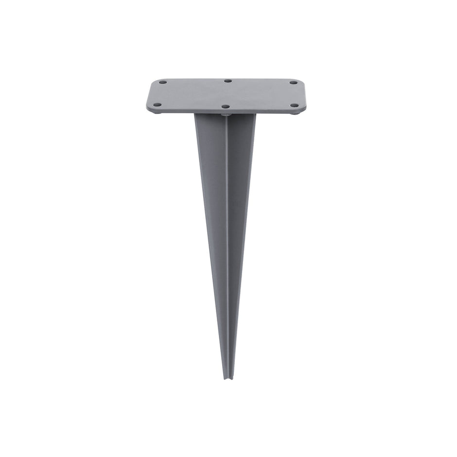 Ground Peg – Iron – Silver – Ideal for Installing Double Side Awnings without Concrete