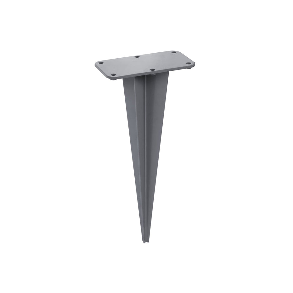 Ground Peg – Iron – Silver – Ideal for Installing Double Side Awnings without Concrete