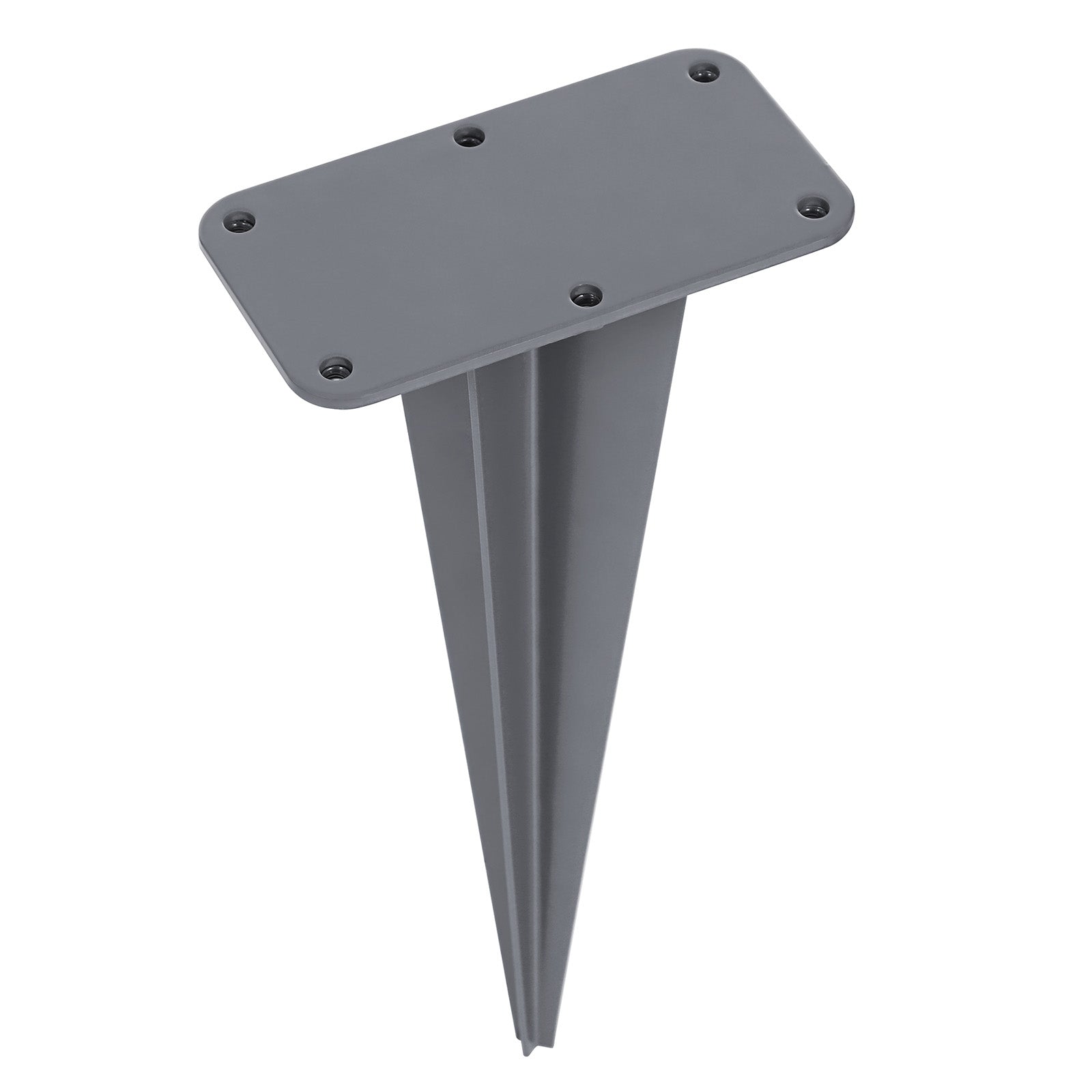 Ground Peg – Iron – Silver – Ideal for Installing Double Side Awnings without Concrete