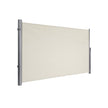 Large Privacy Screen – Fabric – Smoky Grey – Sunshade for Patio and Balcony 200 x 350 cm