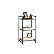 3-Tier Storage Rack – Wood – Rustic – Customizable and Adjustable Design