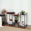 3-Tier Storage Rack – Wood – Rustic – Customizable and Adjustable Design
