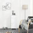 Bathroom Cabinet – Wood – White – Adjustable Shelf and Drawer Storage