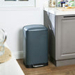 Step Trash Can – Stainless Steel – Grey – 30L Capacity with Soft Close Lid