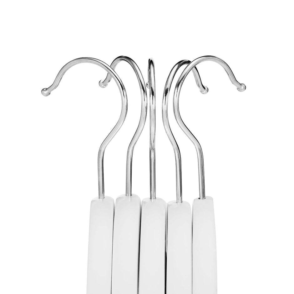 Wooden Clothes Hangers – Solid Wood – Natural Finish – Includes Shoulder Notches – 20 Pack