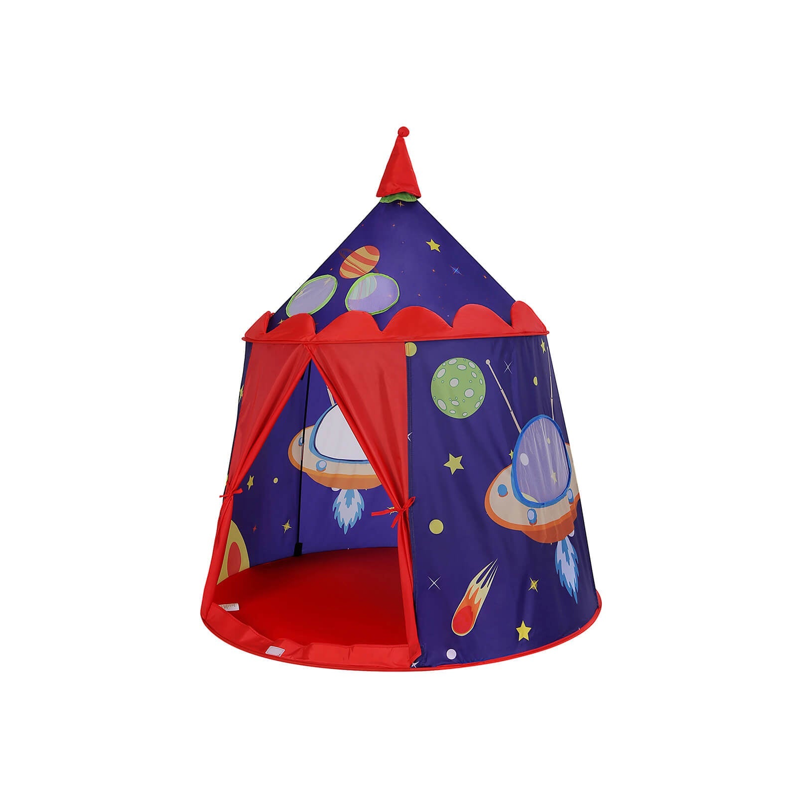 Play Tent – Fabric – Blue – Portable Pop Up Teepee with Carry Bag