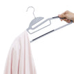 Clothes Hangers – Premium Quality Plastic – Grey – Heavy Duty, Space Saving, Non-Slip, 360º Swivel Hook, 50-Pack