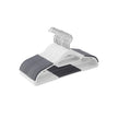 Coat Hangers – Heavy Duty Plastic – Grey – Non-Slip Design, Space-Saving with 360° Swivel Hook