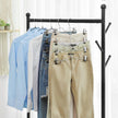 Pants Hanger – Metal – Silver – 4-Tier Non-Slip Design, Set of 3