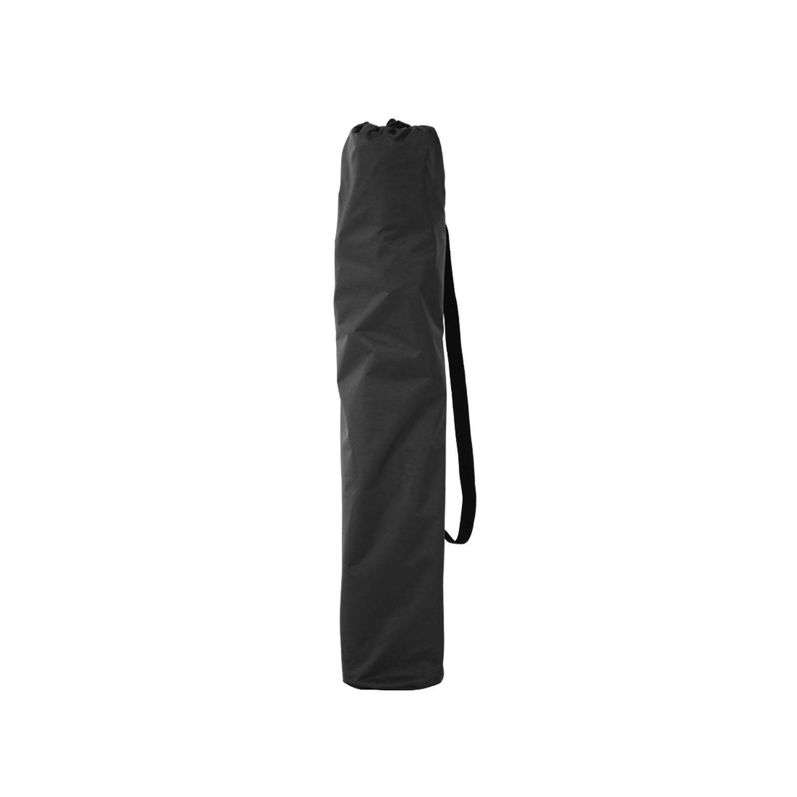 Folding Camping Chair – Steel – Black – Ergonomic with Armrests, Headrest, and Cup Holder