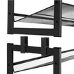 Stackable Shoe Rack – Metal Mesh – Black – 12-Tier Capacity for 48-60 Pairs of Shoes