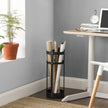 Umbrella Stand – Steel – Black – Round with Removable Drip Tray
