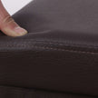 Folding Storage Ottoman – Faux Leather – Brown – Versatile Space-saving Design