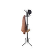 Coat Rack – Metal – Black – 12 Hooks, 176 cm Height
