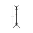 Coat Rack – Metal – Black – 12 Hooks, 176 cm Height