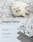 Area Rug – Fabric – Midnight Blue – Non-Slip, Machine Washable, Boho Style, 91 x 153 cm