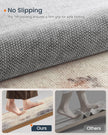Area Rug – Fabric – Camel Brown – Non-Slip, Modern Abstract Design, Machine Washable
